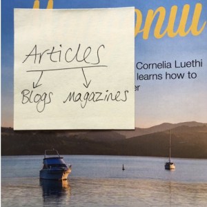 Article writing for blogs, websites & magazines