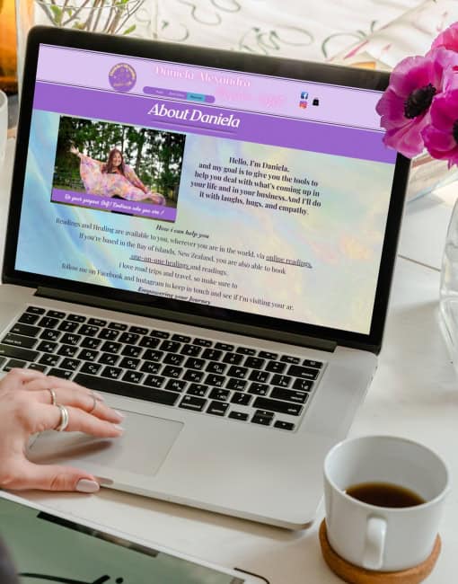 Bio writing and SEO copy for a psychic medium